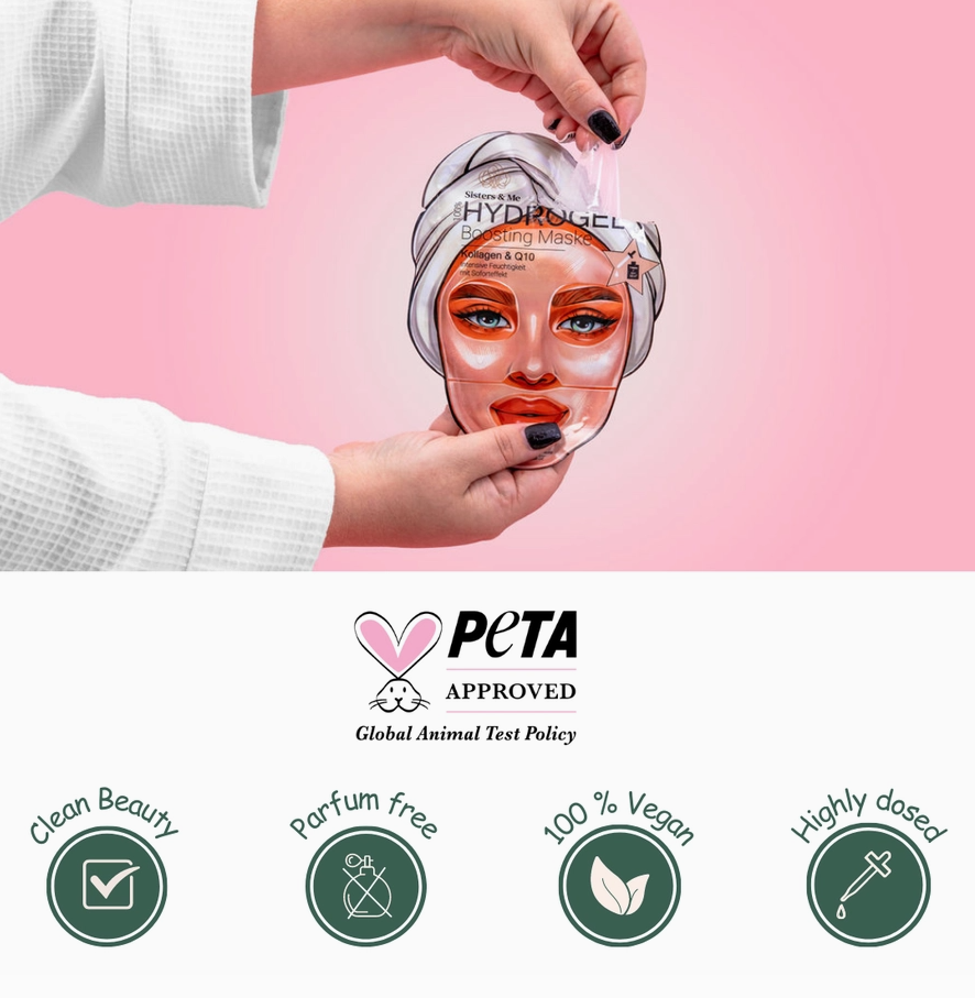 HYDROGEL MASK WITH Q10 AND COLLAGEN